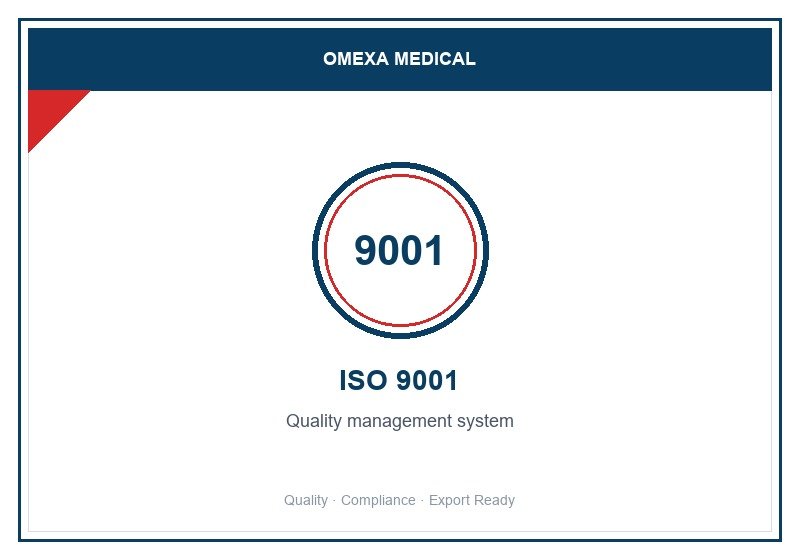 ISO 9001 quality management certificate visual